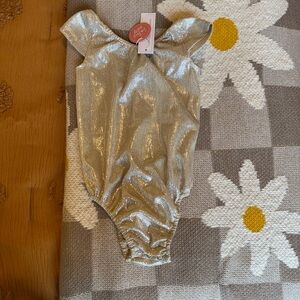 Elegant Shimmering Leotard Bodysuit for Kids